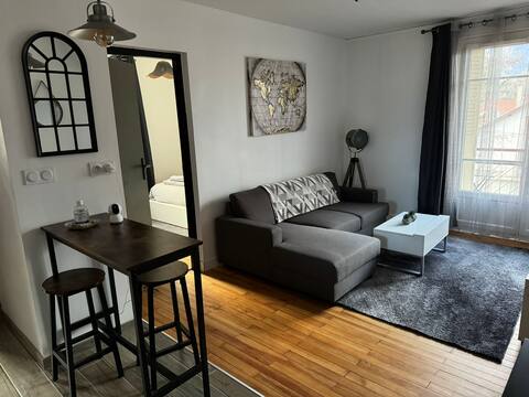 Air-conditioned apartment near Grenoble and campus