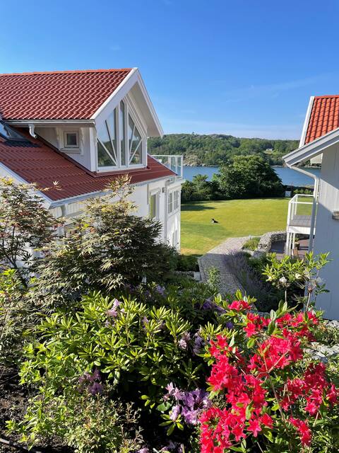 Beachfront home with lake view on beautiful Orust.