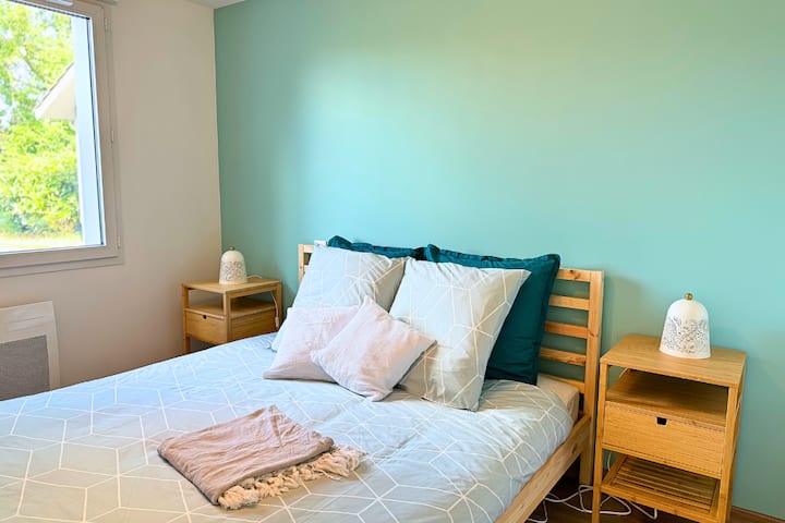 Dvojposteľová izba na prízemí, 160 x 200 lôžok a vstavané skrine