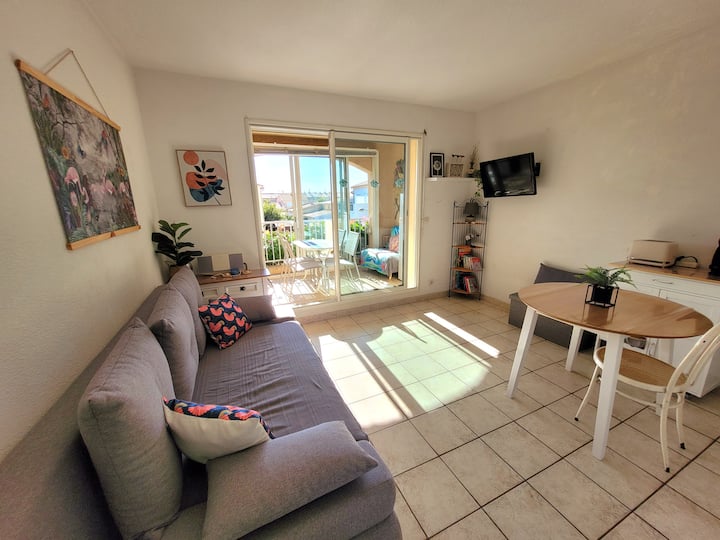 Appartement Saint-pierre La Mer 4 Pers Proche Mer - Saint-Pierre-la-Mer