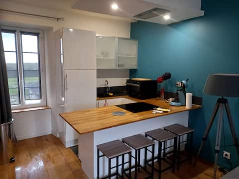 Full town apartment in a pretty listed village