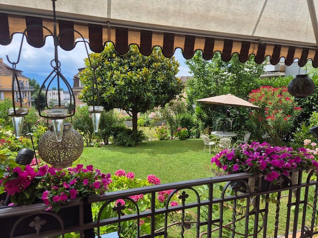 Bel appartement jardin ville