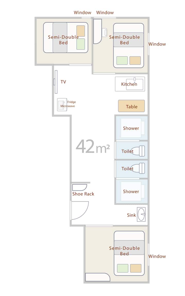 Shinjuku/3 Bdr/2 Bath/5 Min To Subway *English Ok* - Shinjuku