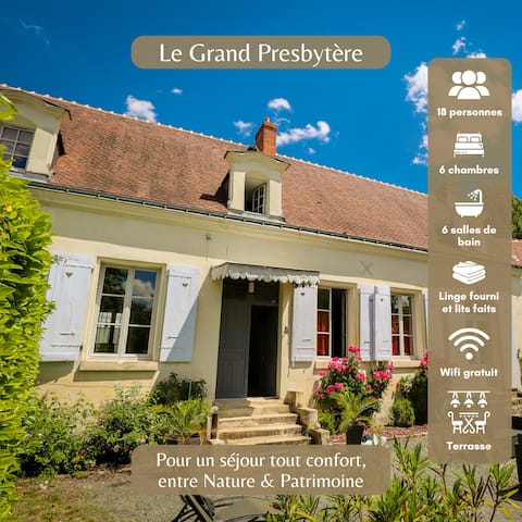 Le Grand Presbytère, 2 cottages for 18 people
