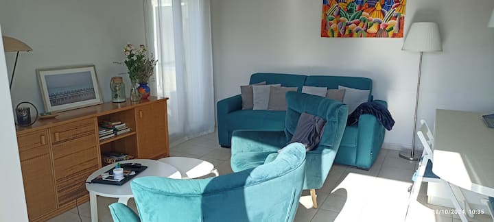Appartement - Terrasse 40 M2 - 3mn De La Plage
