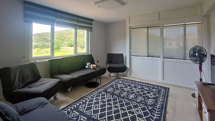 Ayvalık Sarımsaklı'da Bahçe Kullanımlı Daire - Ayvalık