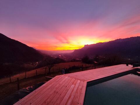 Beautiful villa with a breathtaking view
