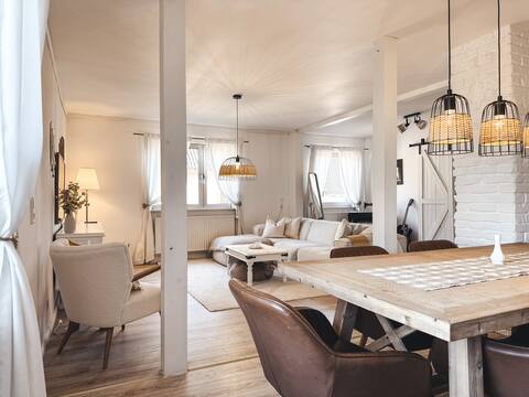 Charming open plan apartment | With sauna