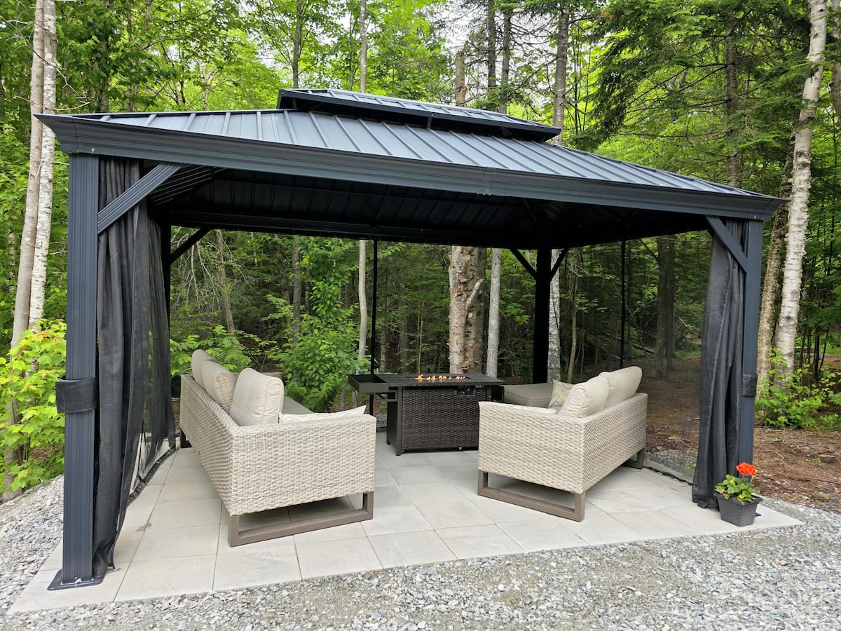 Gazebo and outdoor lounge