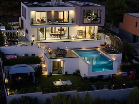 Villa Katrin - Pool & Hot tube & sea view