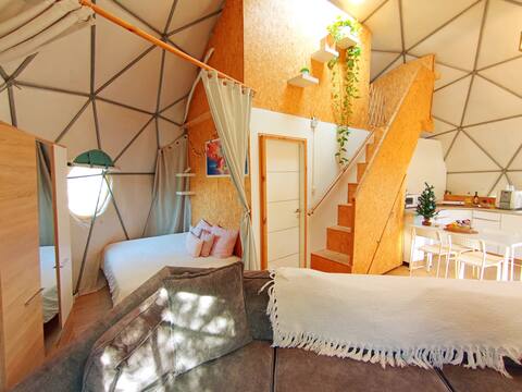 Olive Dome - Huge Geodesic Dome Between The Olives