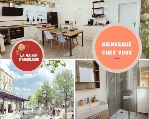 Angelique Wellness House - Niort train station