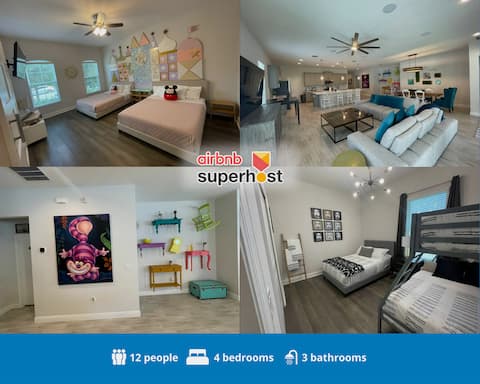 Stunning Residential Home 6 miles from WDW