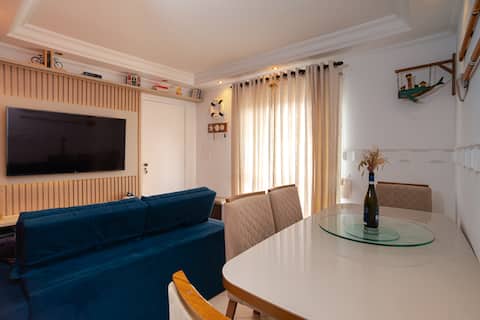 Successful Airbnb property: 2 bedroom apart. | Great location | Covered garage in São Bernardo Do Campo