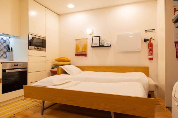 2 camas individuales en el sofá
2 camas individuales en el sofá