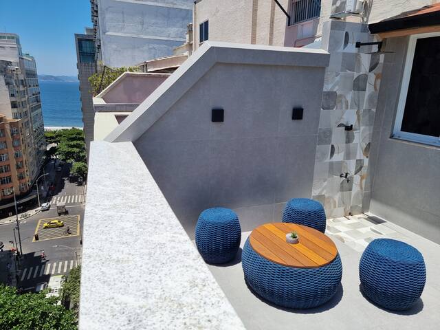 Mysig takvåning med fin utsikt