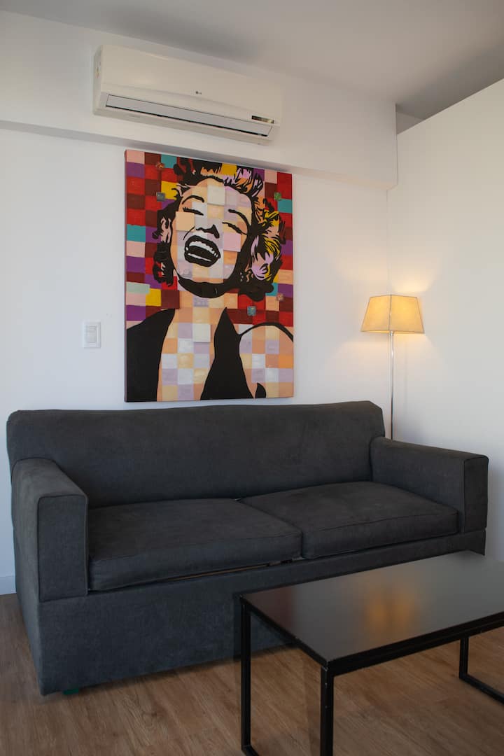 One-bedroom apartment on the 8th floor in Agronomía