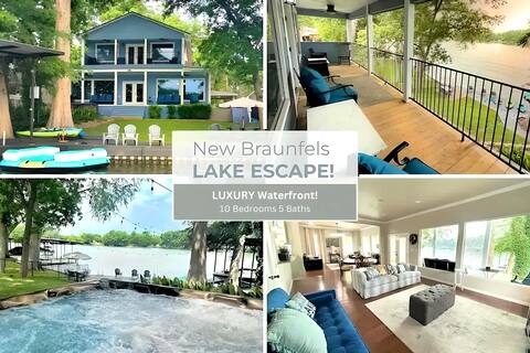 Dunlapian Lakefront Retreat - 10 Bedrooms/5 Baths