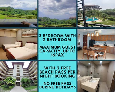 Cozy 3-bedroom Anvaya condo with pool