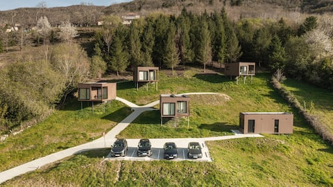 Cividade cabin in the heart of Ribeira Sacra.