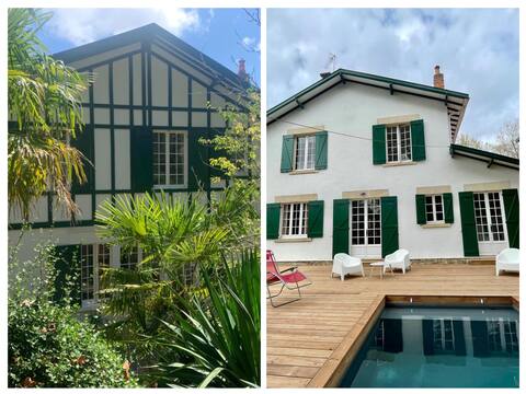 Large villa/50 m from beach/pool/near station center