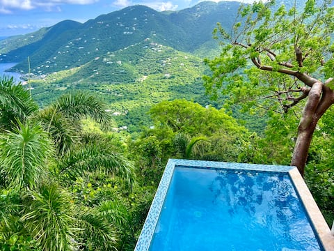 Tropical Pool Villa w/ Big Views & Lush Gardens