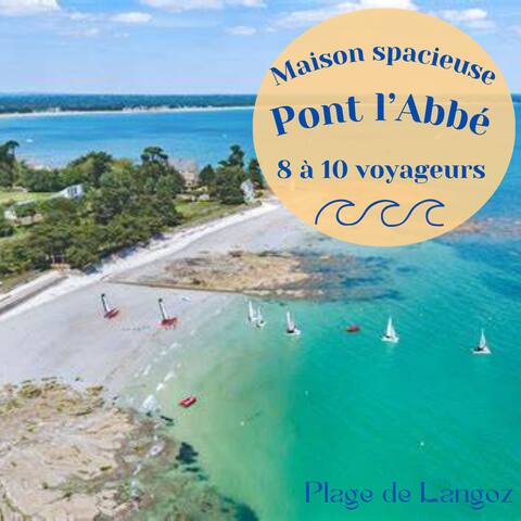 MaisonSpacieuse PaysBigouden with Jacuzzi