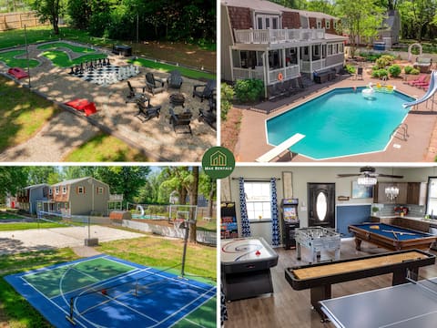 Sleeps 30! -Pool -Pickleball -Game room -Lk Norman