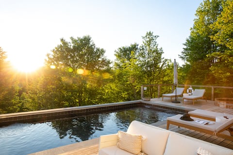 Canopy Hill House - Luxury w/ Mt View+Hot Tub+Pool