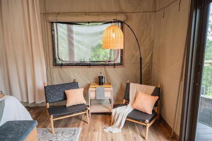 Tranquility- Luxury Safari Tent - Douglas Lake, TN