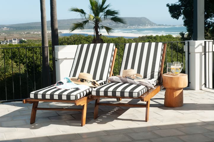 Luxury mountainside villa with ocean views