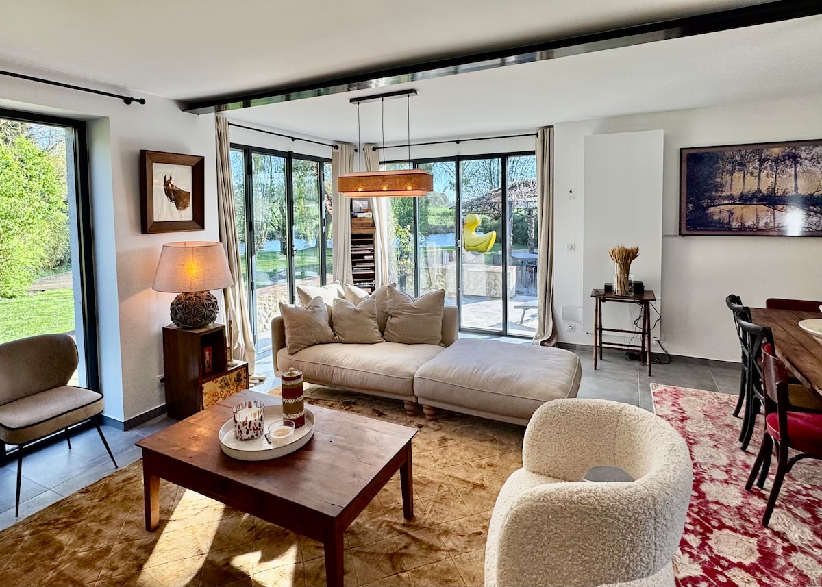 Popular Airbnb listing: Comfortable village house by the river Le Loir in Eure Et Loir