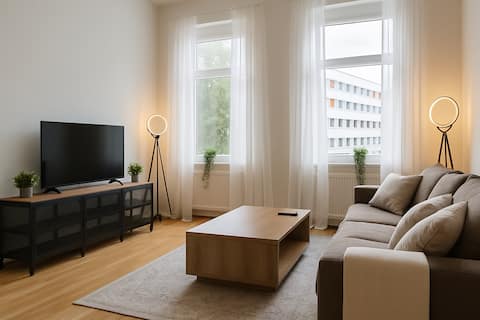 Erfolgreiche Airbnb-Immobilie: New modern upper class apartment near center in Plauen