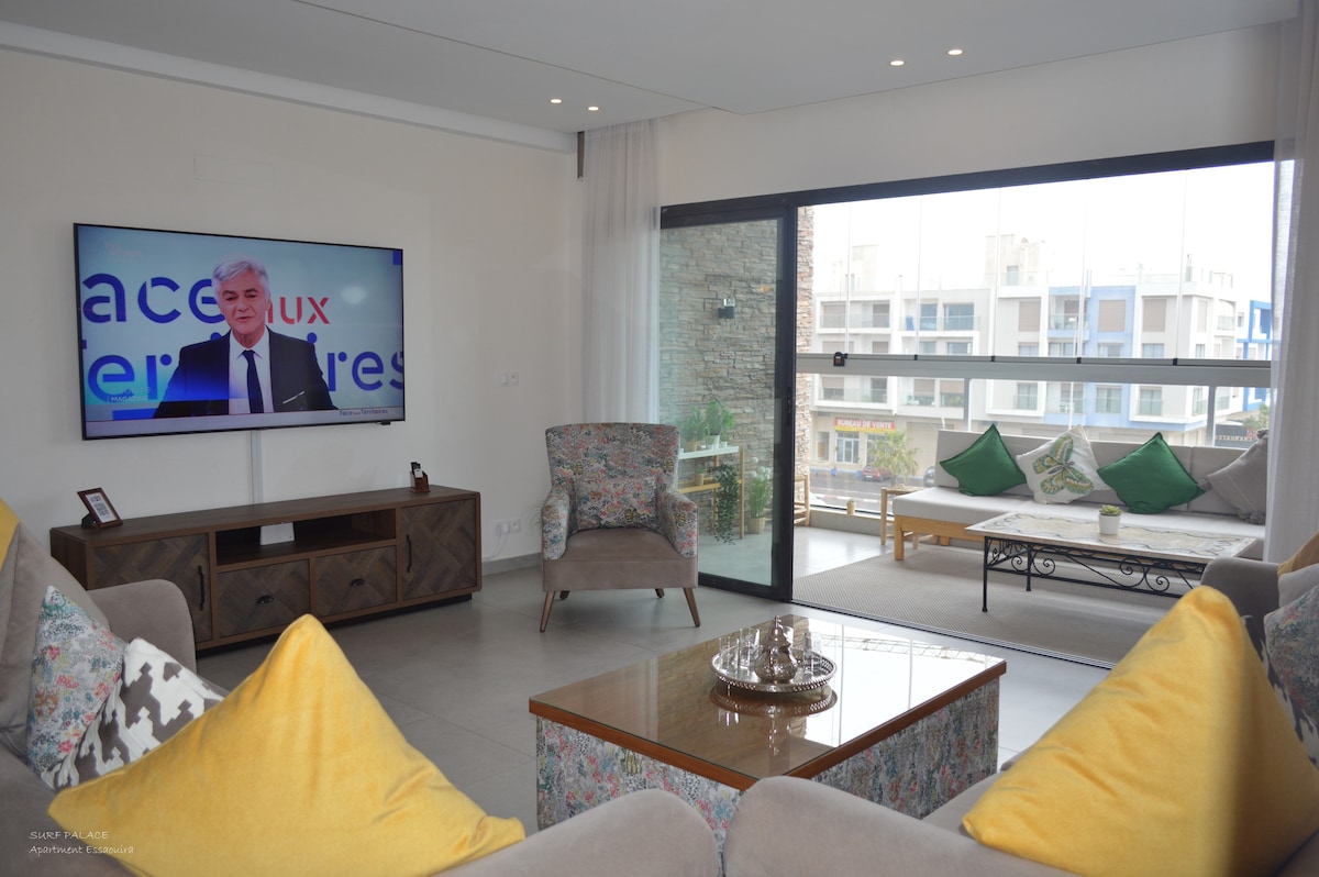 Entire home with 2 bedrooms in Essaouira - Surf Palace Beachfront Luxury Apartment