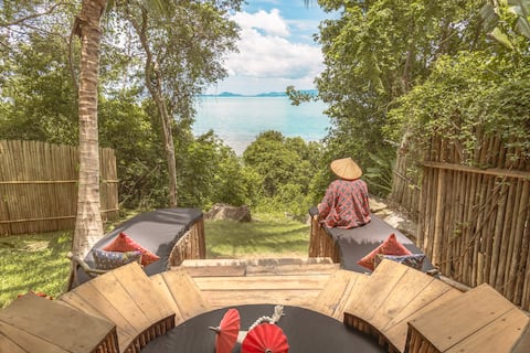 Full Service Seaview Pool Villa Beach Access