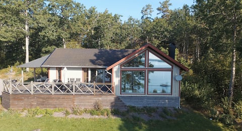 Holiday home in Dalskog with a panoramic lake view