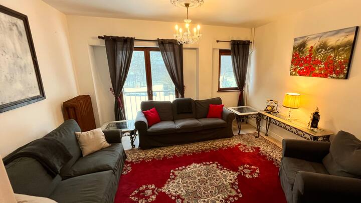 Pohodlná obývačka.