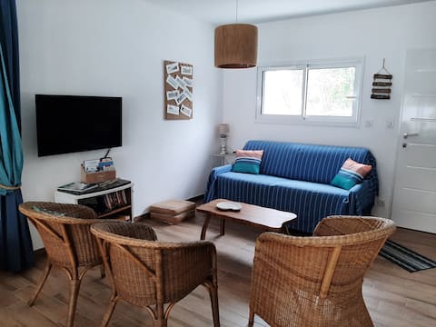 Popular Airbnb listing: New house, single-story, 400 m from beach, 6-7 people in La Tranche Sur Mer
