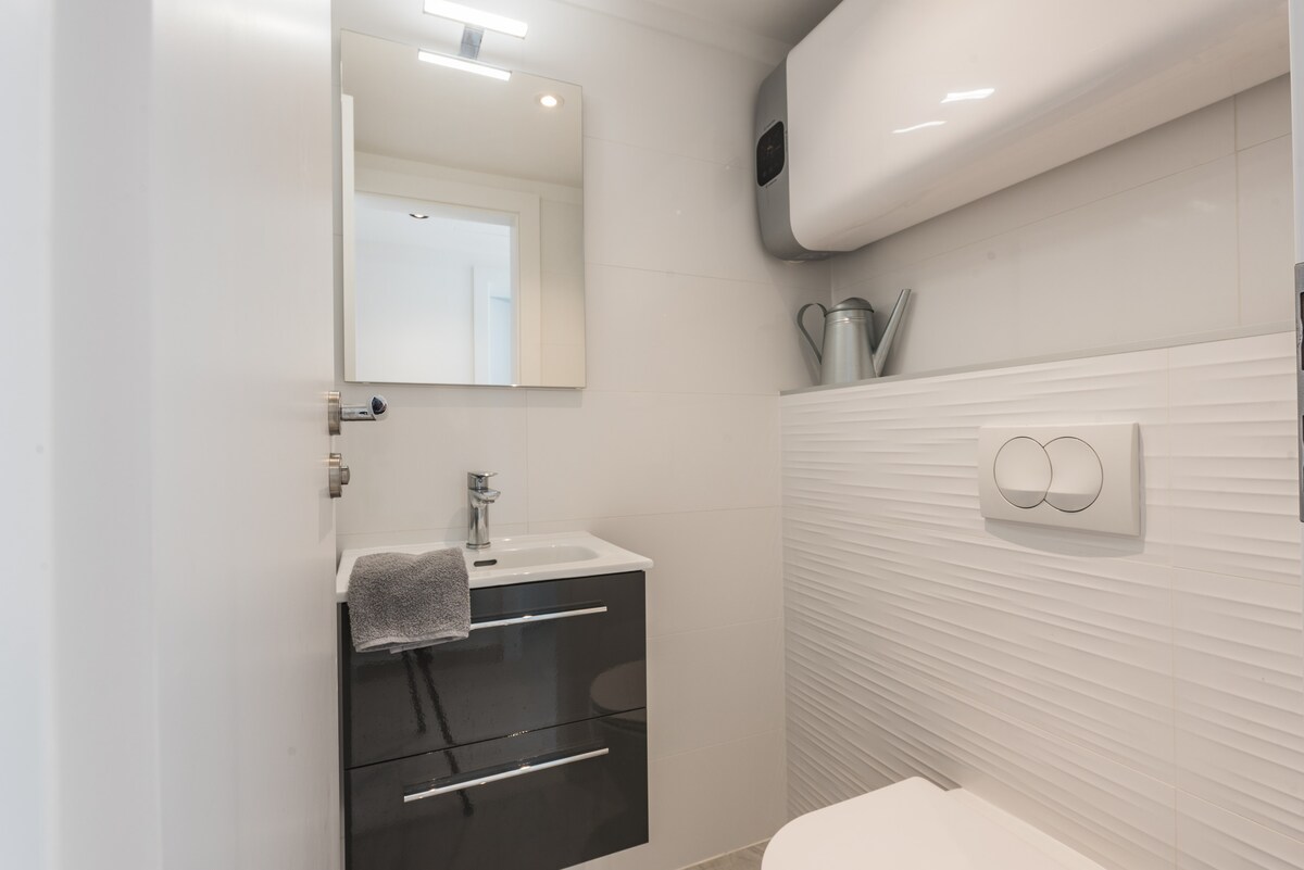 Half bathroom image 1 at Apartment Festini – Spacious apartment in central Pag in Pag