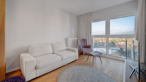 Top Airbnb: Elegant apartment Warsaw Sadyba-Wilanów in Wilanów