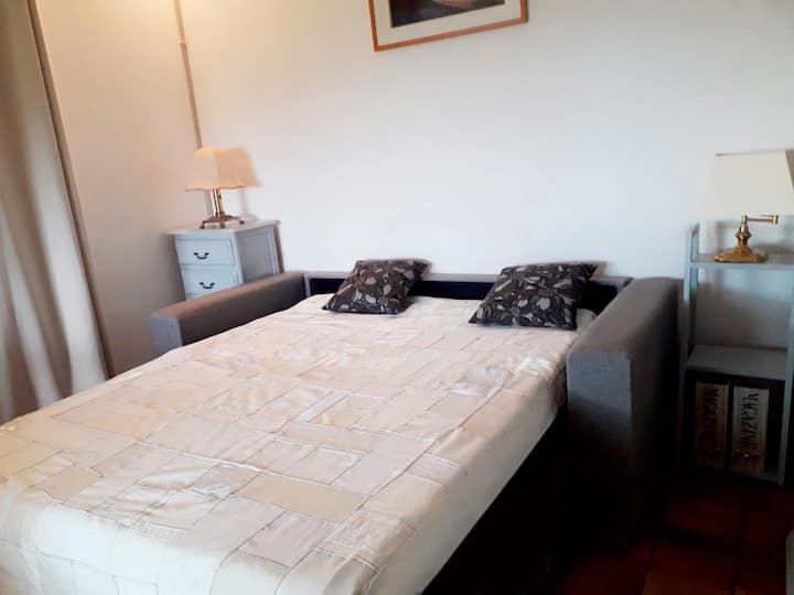 kitanda cha sofa chenye starehe sana - utunzaji rahisi - kila kitu kinakunjwa ndani mara moja