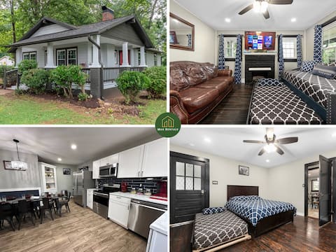 Modern Bungalow near River, CLT & Belmont Abbey