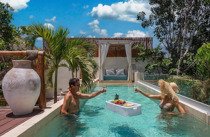 Villa Elements - Yoga Shala/private Pool/retreats - Tulum