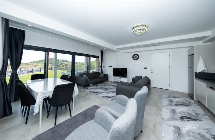 Bodrum Gürece'de 3+1 Müstakil ÖZel Lüx Taş Villa - Bodrum