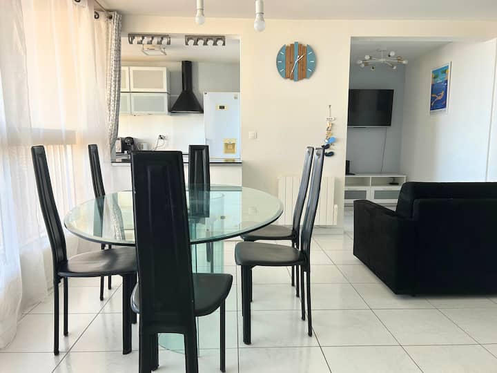 Piscine Et Vue Mer - Duplex Moderne 6pers - Clim - Île du Levant