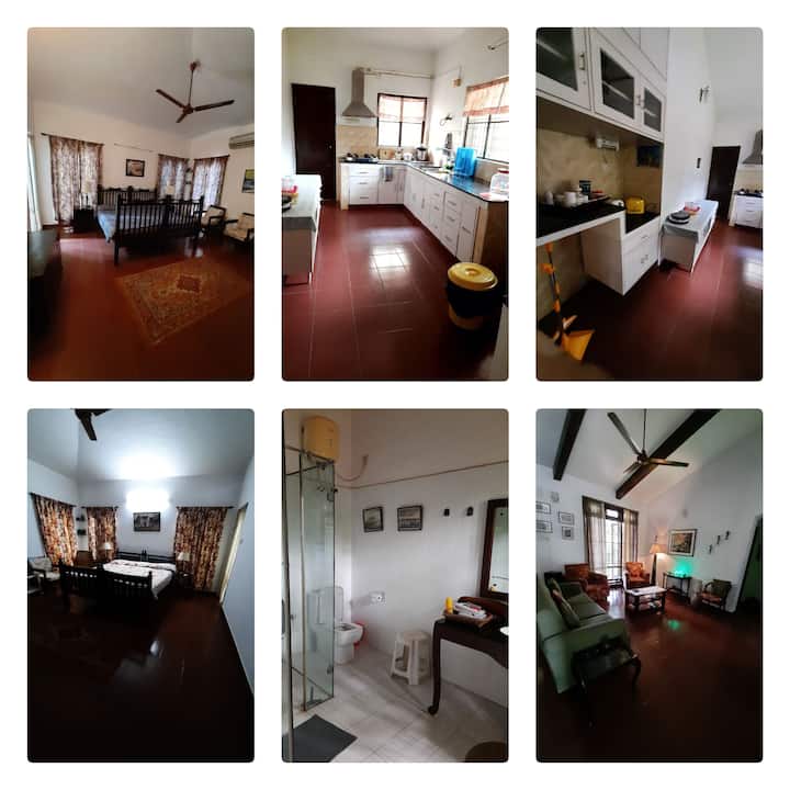 Jikoni, vyumba vya kitanda,sebule na Mabafu 