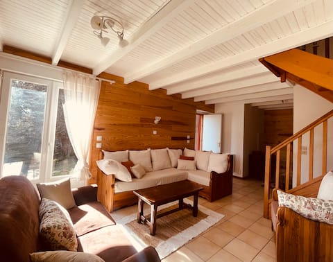 Large chalet nestled in the Vosges countryside