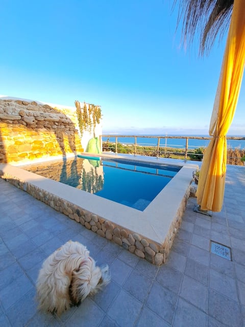 Dar Noussa - Cosy beach house with pool and garden