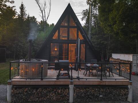 Big Bear Cabin - Modern Creekside A-frame