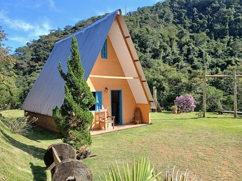 Loft Chalet with a Forest View
